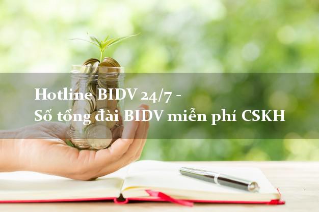 Hotline BIDV 24/7 - Số tổng đài BIDV miễn phí CSKH Hotline BIDV 24/7 - Số tổng đài BIDV miễn phí CSKH